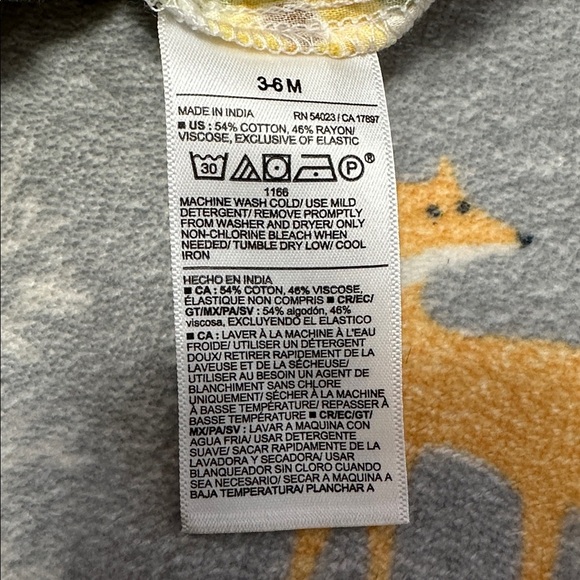 Old Navy White and Yellow Floral Baby Romper - Picture 4 of 5